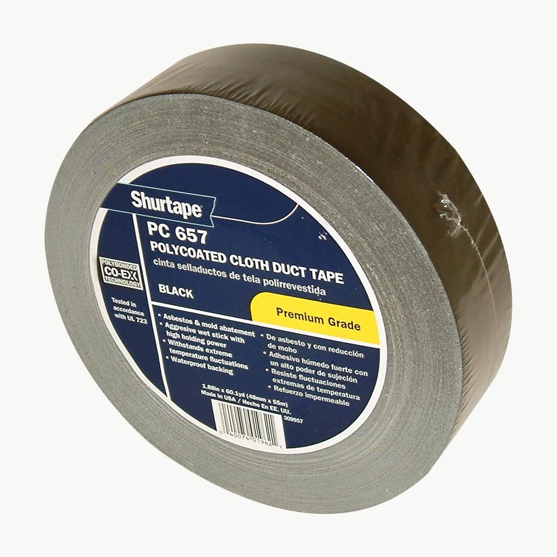 Black Duct Tape 2 in x 60 yds R50565