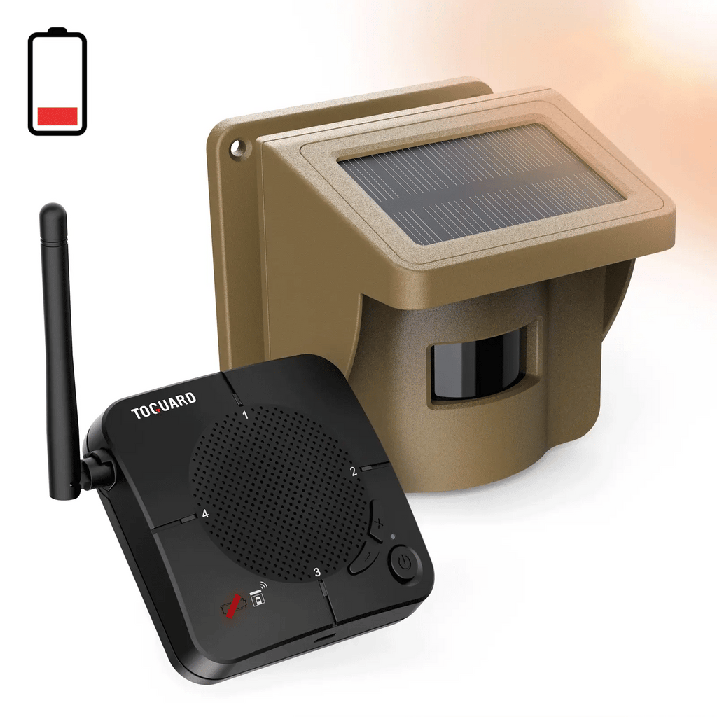 Solar Driveway Alarm Wireless Weatherproof Long Range Motion Sensor Alarm S881