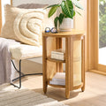 Side Table, Light Honey Finish B1466