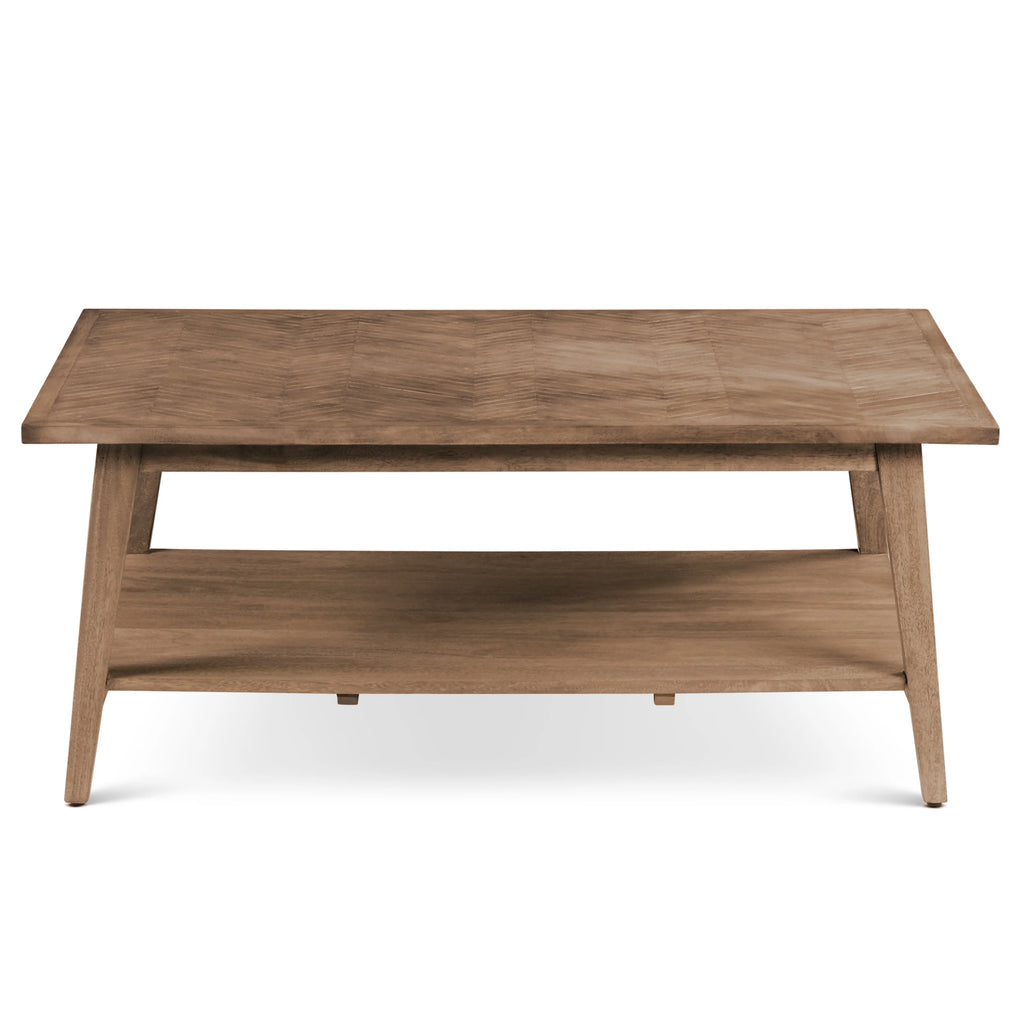 Natural Wood Rectangle Cocktail Table Z511