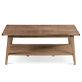 Natural Wood Rectangle Cocktail Table Z511