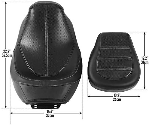 Leather Two Up Seat for Harley Road King Road Glide Street Glide Electra Glide Ultra Classic 2009-2022 R429