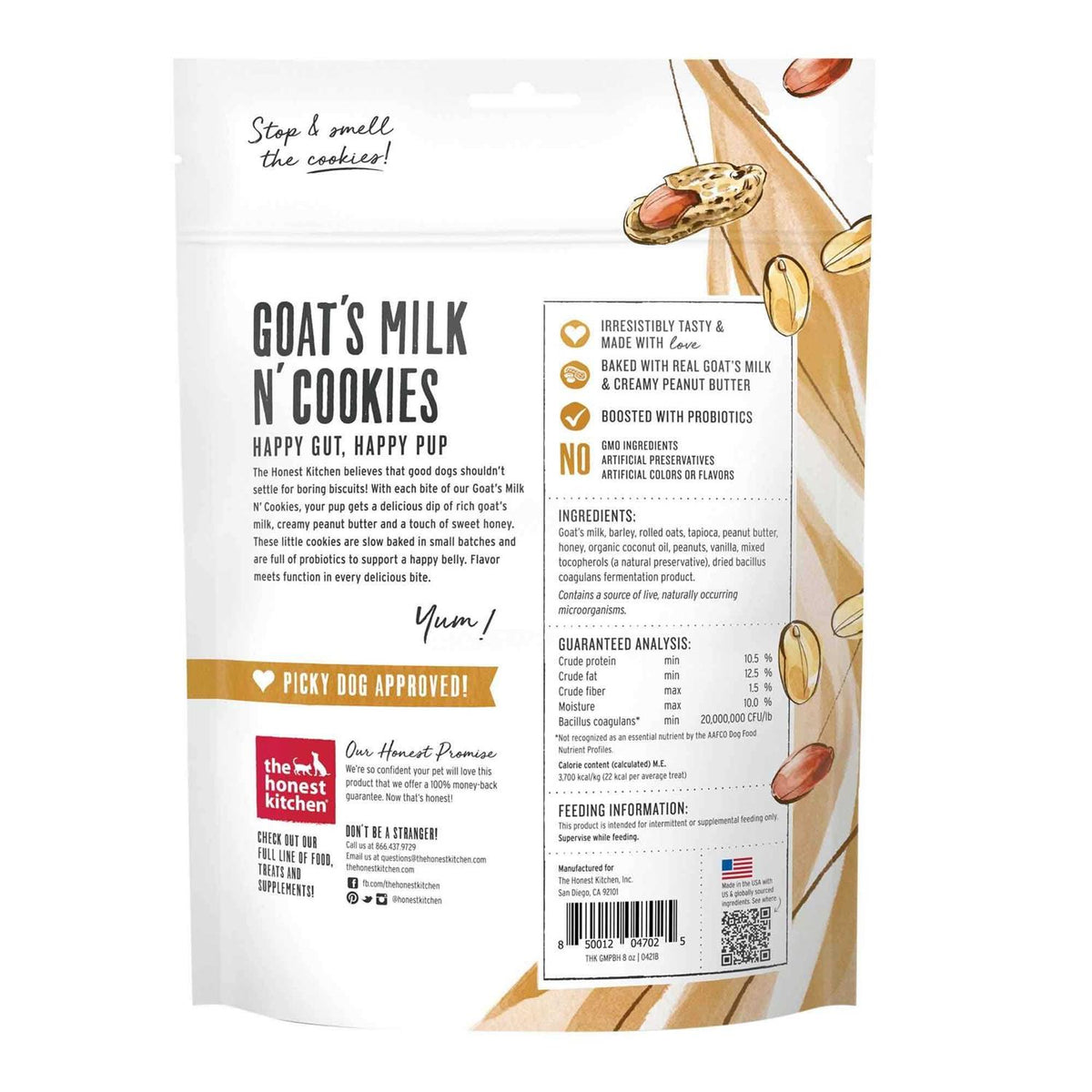 Goat's Milk Dog Cookies K24176