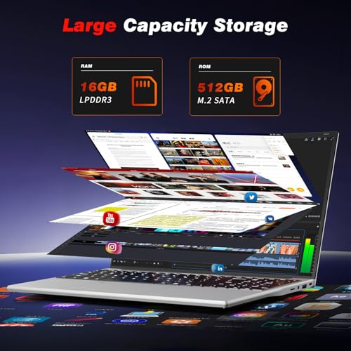 15.6 Inch 1920X1080 FHD IPS Gaming Laptop 16GB 512GB SSD Z2095