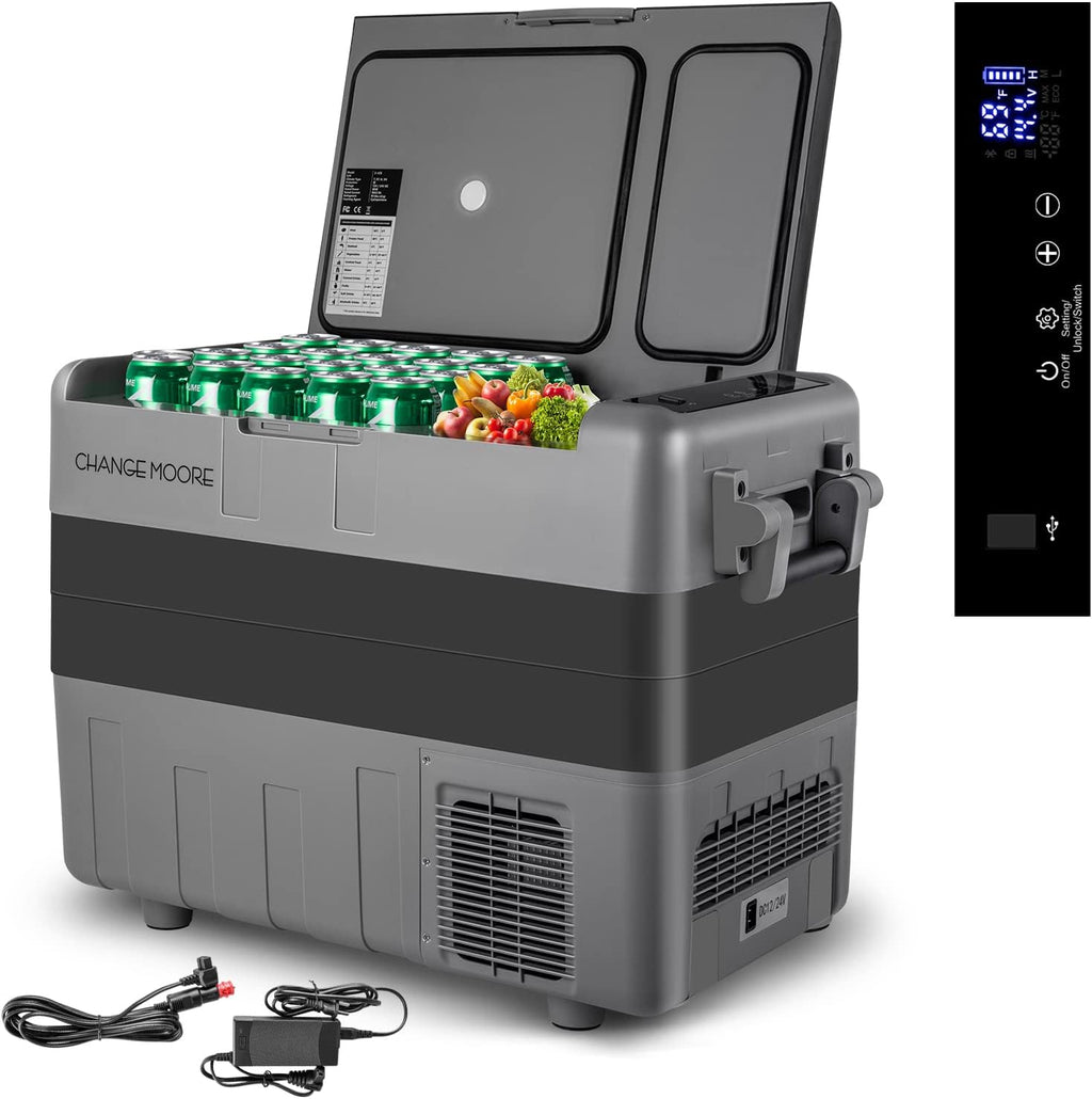 42-Quart Electric Cooler Freezer Refrigerator with AC Adapter B3452