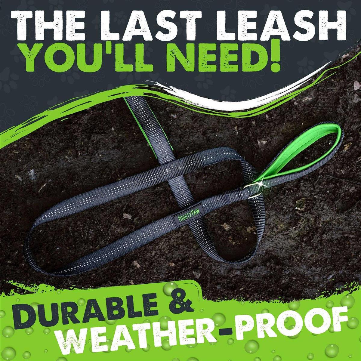 Dual Handle Dog Leash Q78727