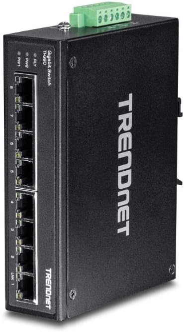 5-Port Hardened Industrial Gigabit DIN-Rail Network Switch P546