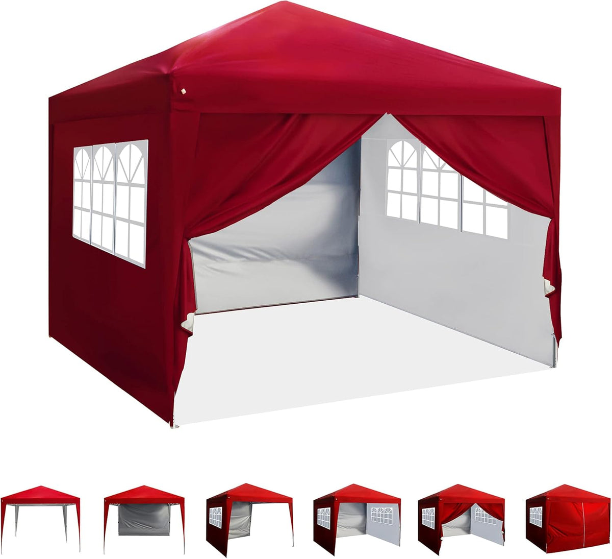 10'x10' Pop Up Canopy with Sidewalls A13337