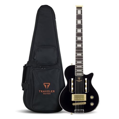 Gloss Black Electric Guitar with Headphone Amp Q521358
