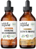 Immune Mushroom Tincture 4 fl oz & Lion's Mane Tincture 4 fl oz A79098