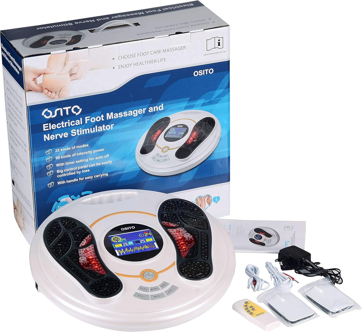 EMS Feet and Legs Massager Machine for Neuropathy O85965