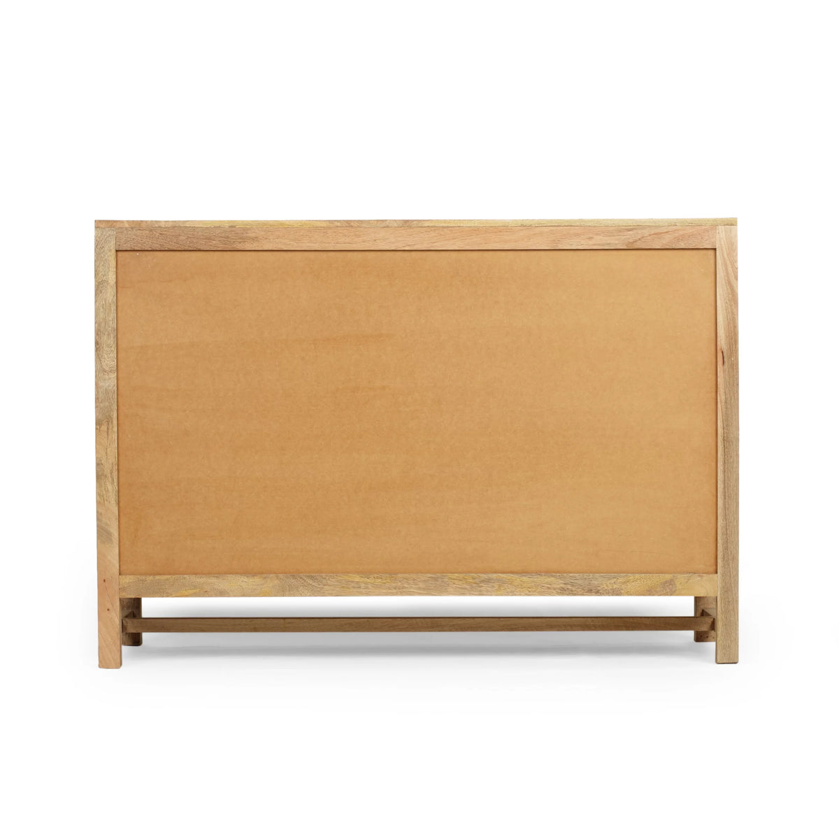 2 Door Mango Wood Cabinet with Wicker Caning W524583