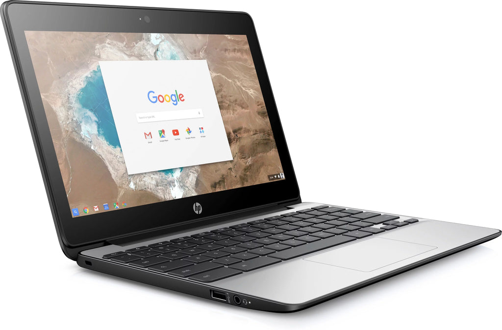 Restored 11.6" Chromebook, Intel Celeron N3060, 4GB RAM, 16GB SSD, Chrome OS, Black C696