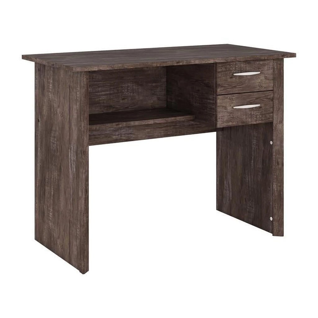 Rustic Brown Two Drawer Desk X28359