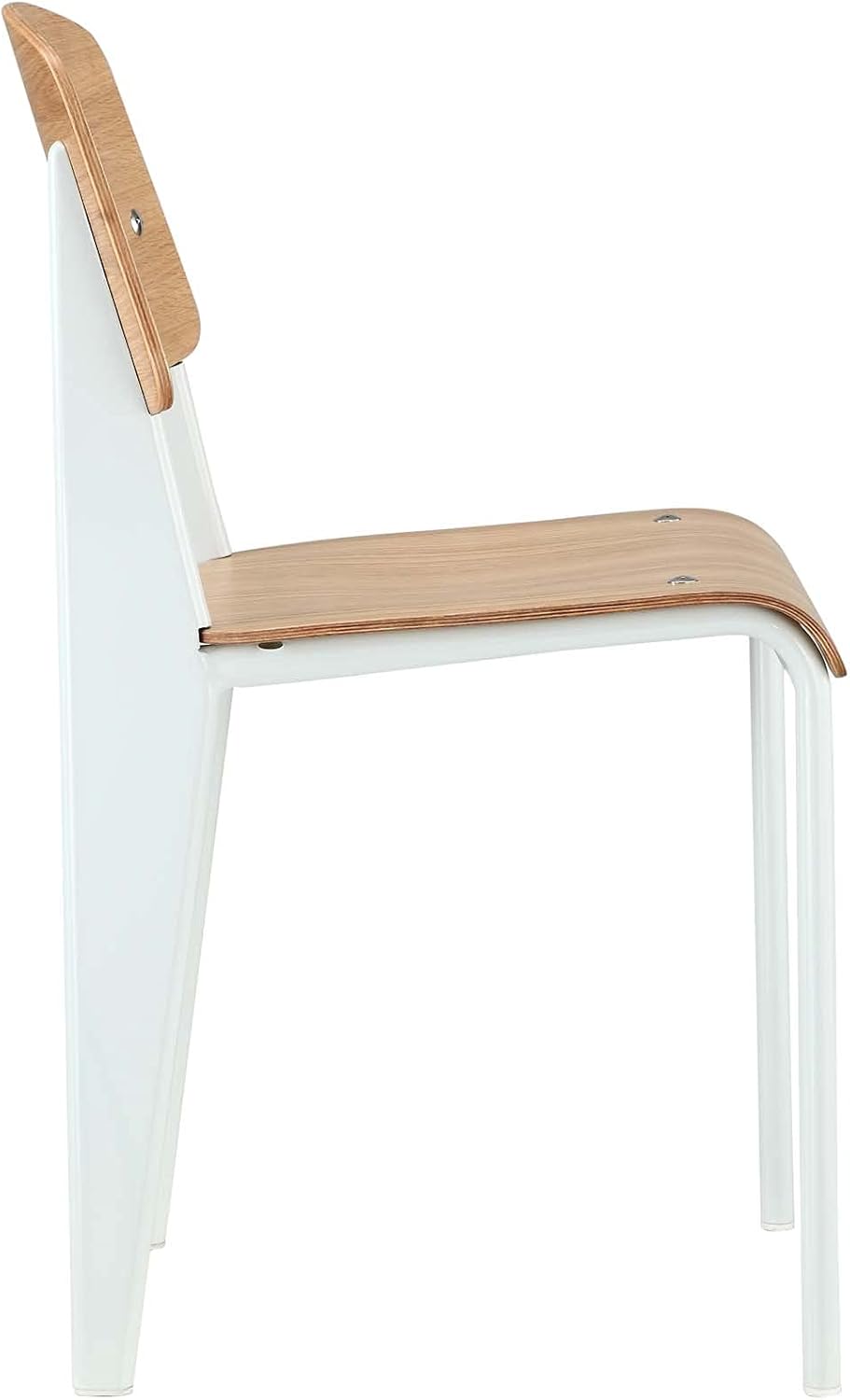 Natural White Wood and Metal Dining Chair H49540