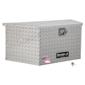 Aluminum Trailer Tongue Box, 18.3 x 16.1 x 33.4 Inch, Silver Diamond Tread W75099