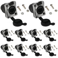 10PCS IP65 Waterproof RJ45 Cat5/5e/6 8P8C Female to Female Connector C141037