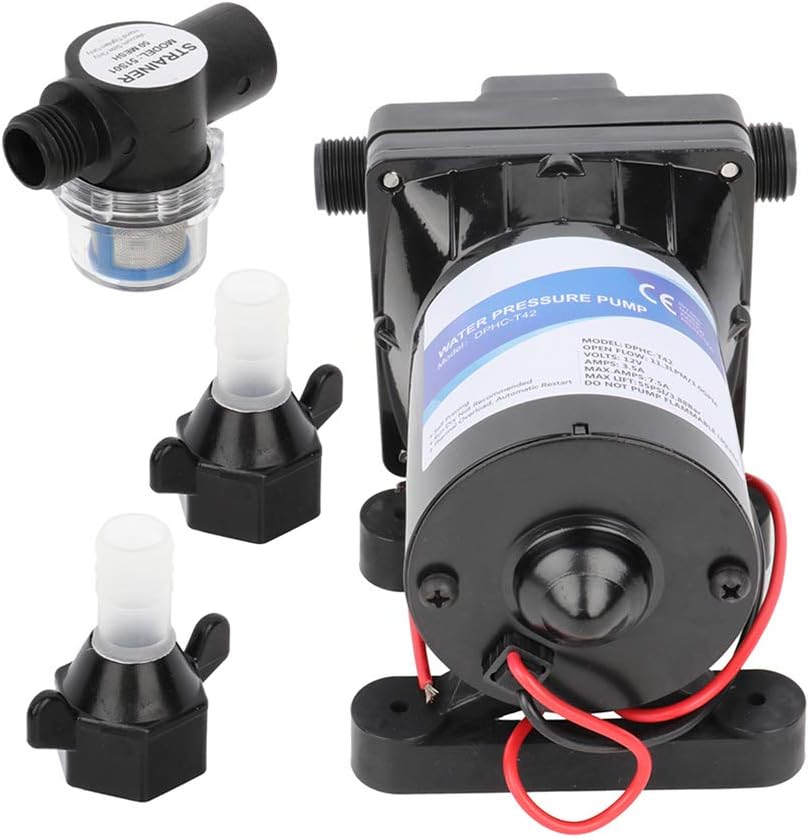 12V 3.0GPM RV Water Pump with Strainer R9816