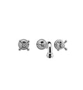 Double Handle Wall Mount Widespread Bathroom Sink Faucet M337
