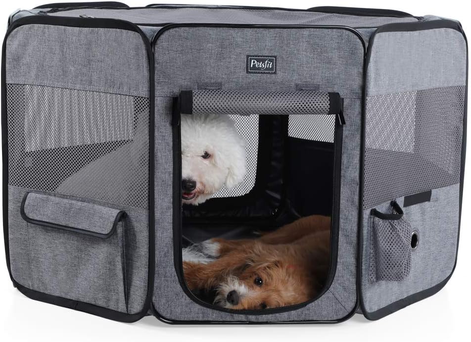 Portable Foldable Dog Playpen F9338