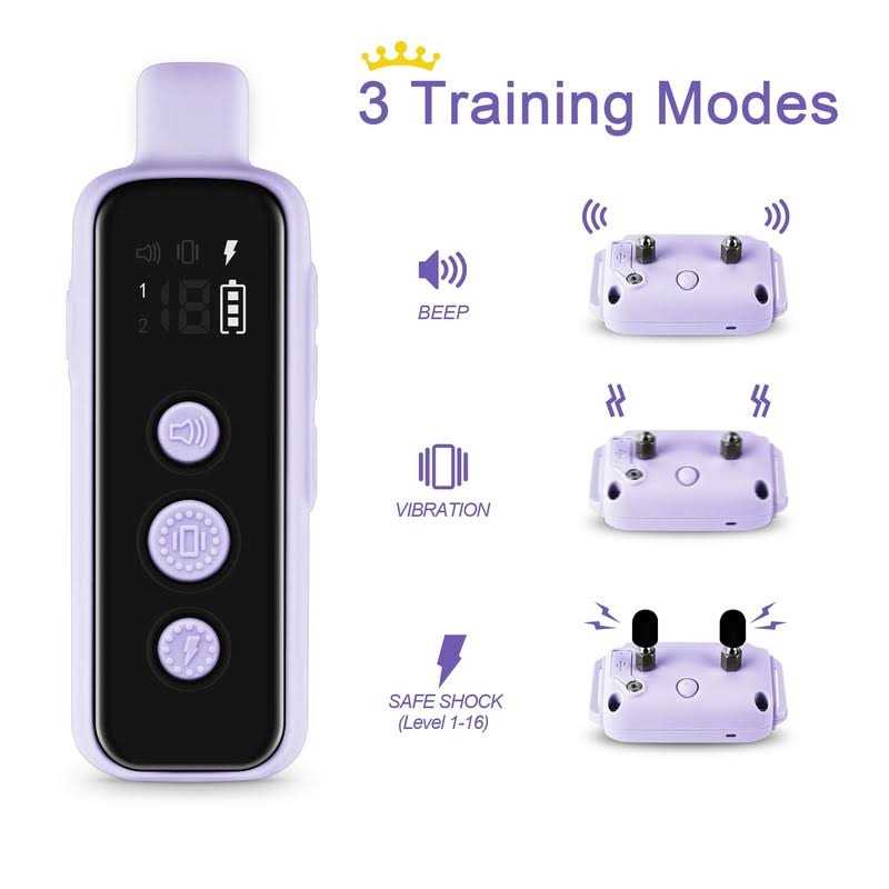 Waterproof Rechargeable Electric Dog Training Collar with Remote Z57207