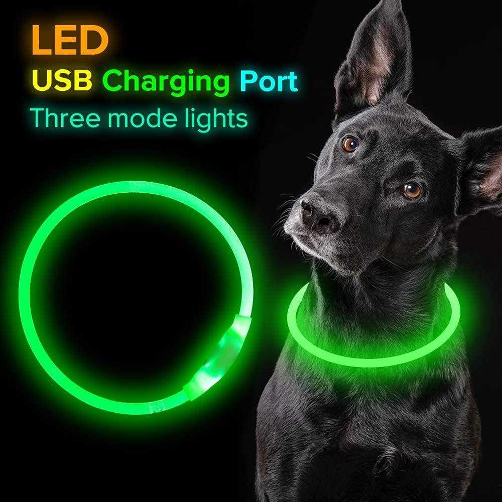 Light Rechargeable LED Dog Collar A583117