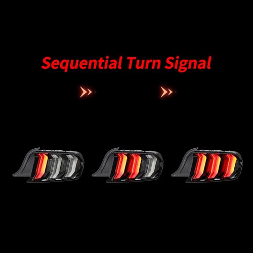 LED Tail Lights for Ford Mustang 2015-2023 G909