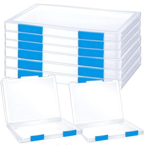 Clear A4 Plastic File Storage Box W340