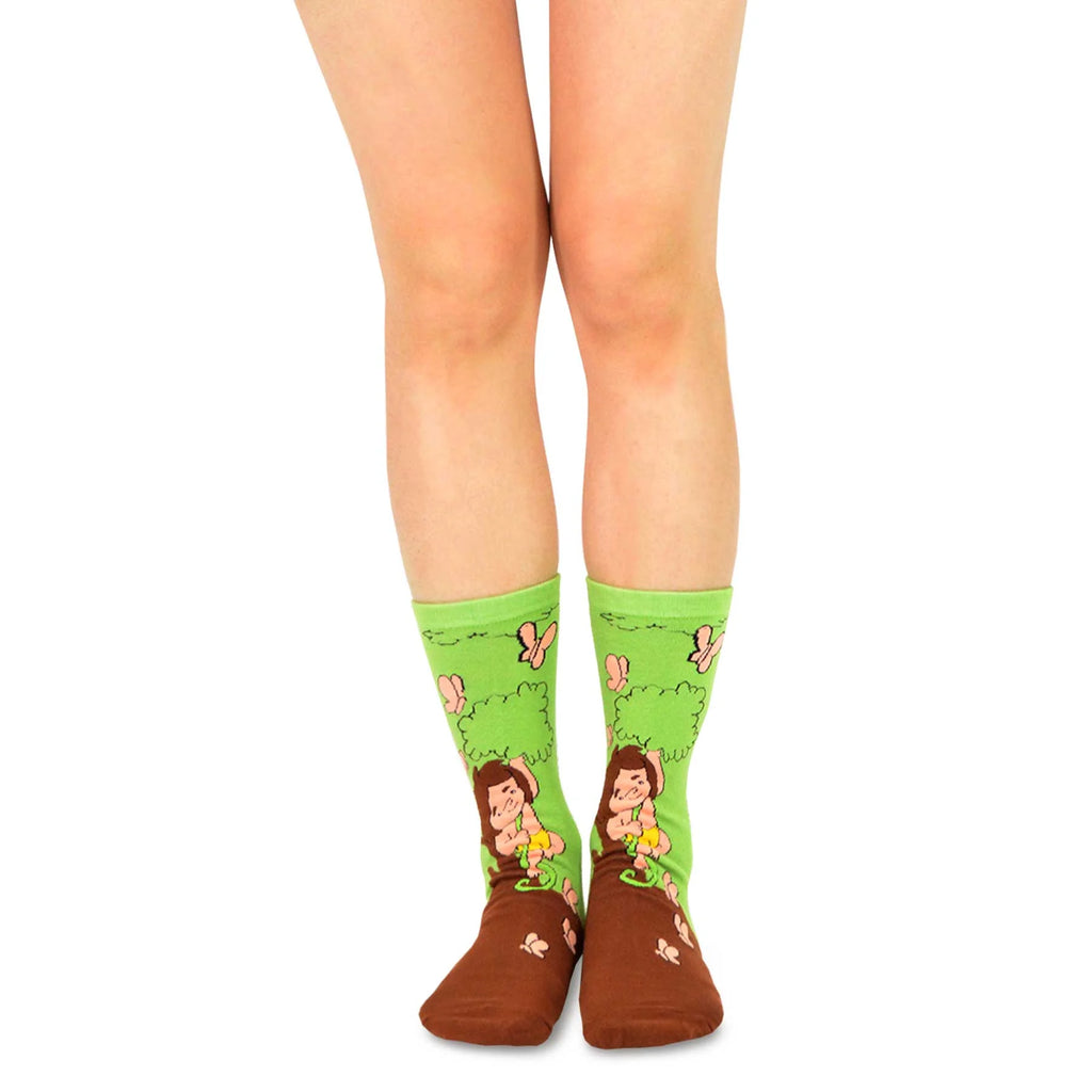 6 Pair Cartoon Animal Crew Socks O424234