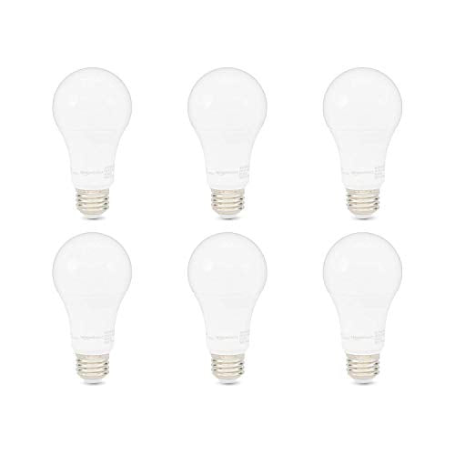 A19 LED Light Bulbs 60 Watt Equivalent 9W E26 Soft White 2700K Dimmable 6-Pack Q757564