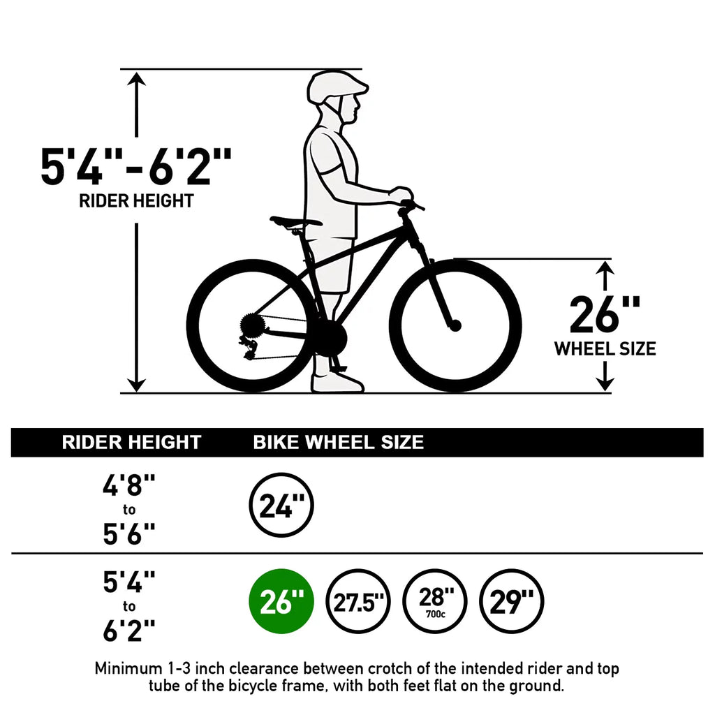 26'' Mountain Bikes 21 Speeds Double Disc Brake Gray X600