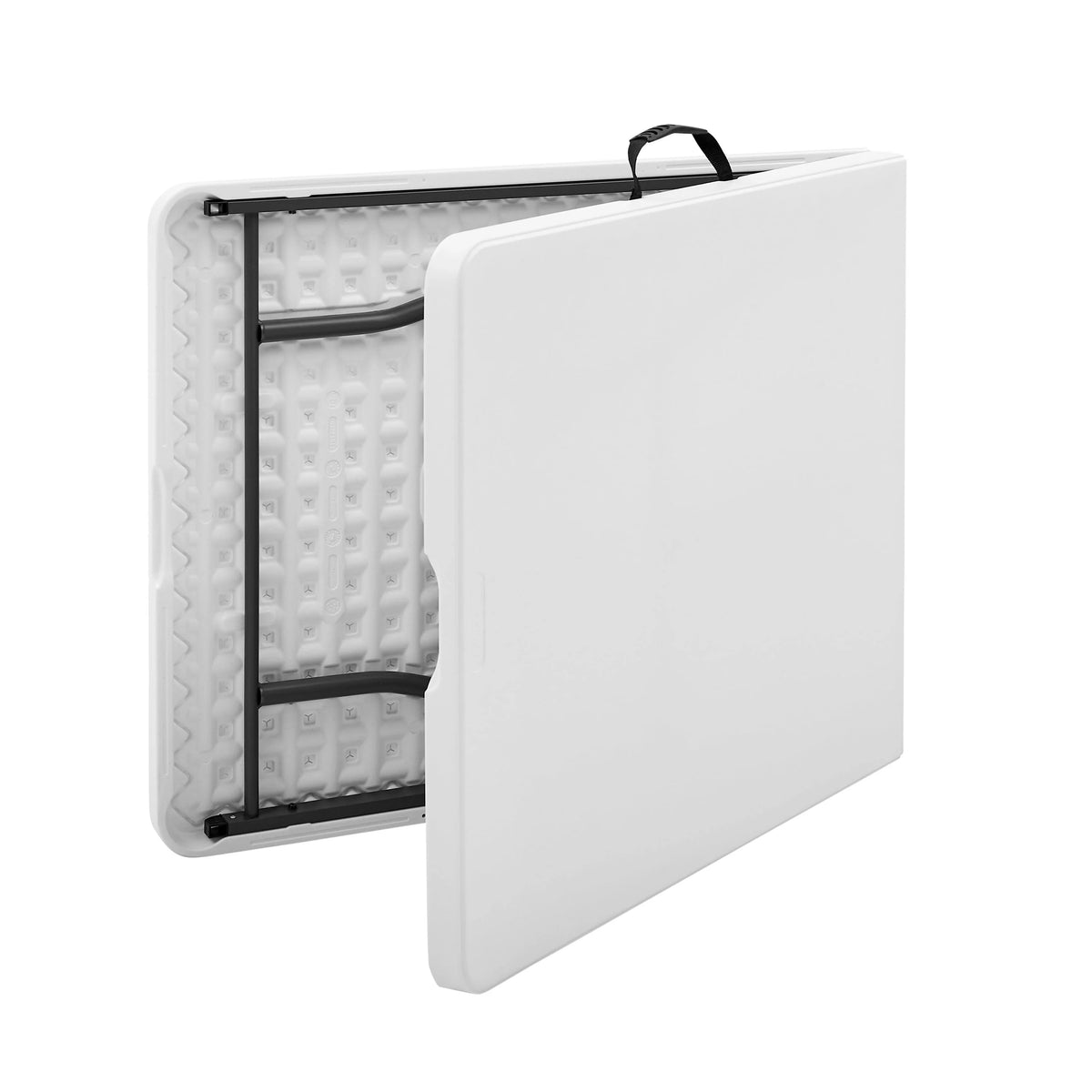White 6 Foot Fold-in-Half Plastic Table A19779