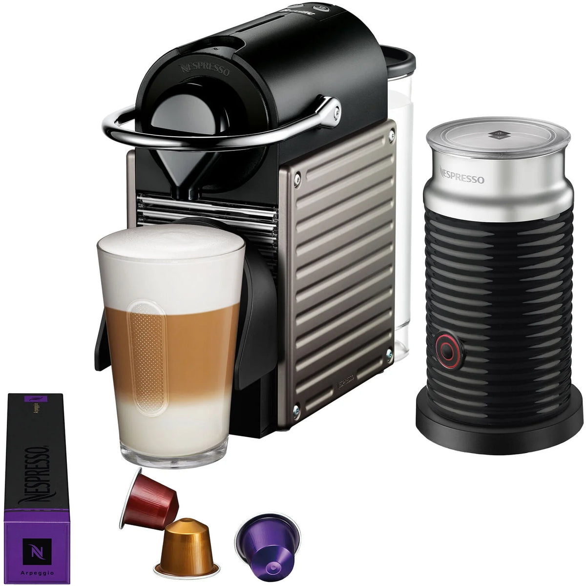 Single-Serve Espresso Machine and Milk Frother G388