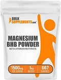 Magnesium BHB Powder, 1500mg per Serving, 1kg B392