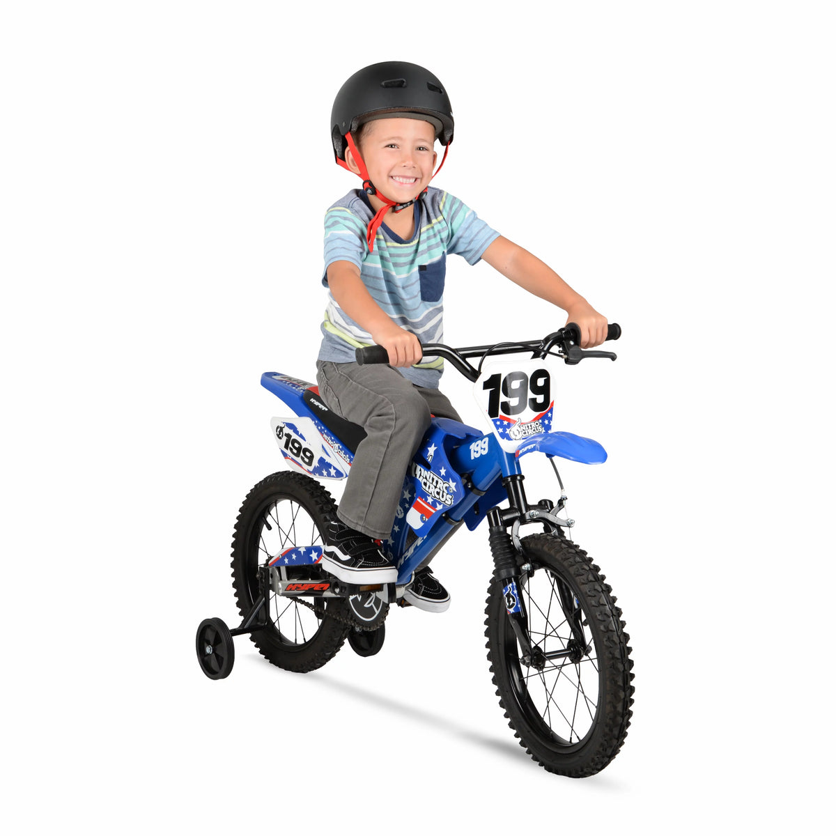 16 Blue Kids Motorbike C406831