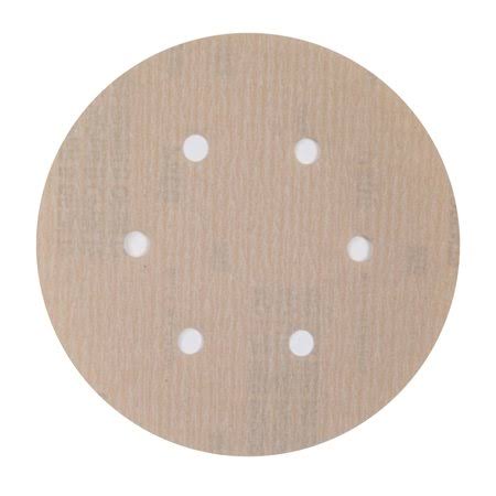 6 in. 400 Grit Aluminum Oxide Hook & Loop Vacuum Paper Disc A91206
