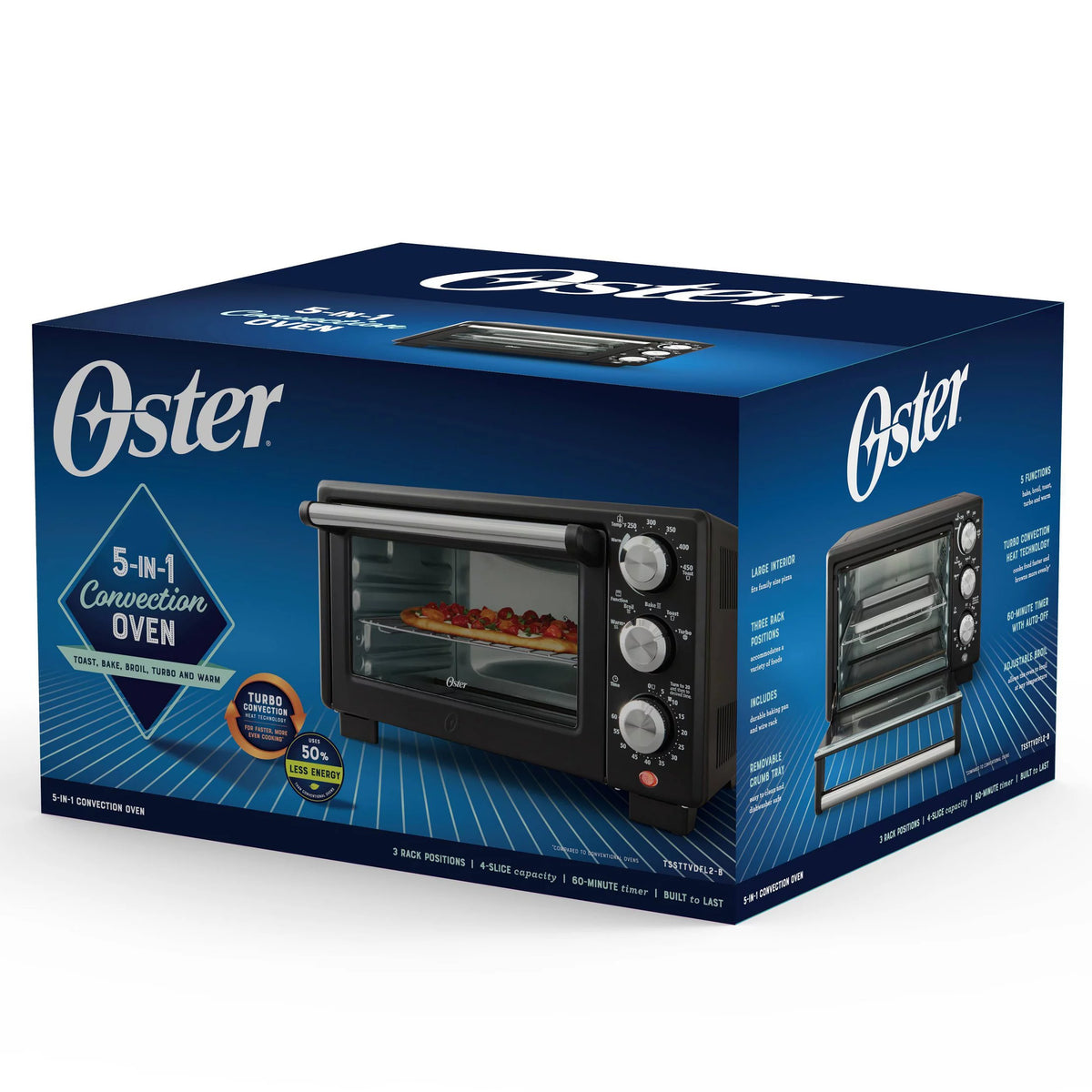 Convection 4-Slice Toaster Oven Matte Black J389795