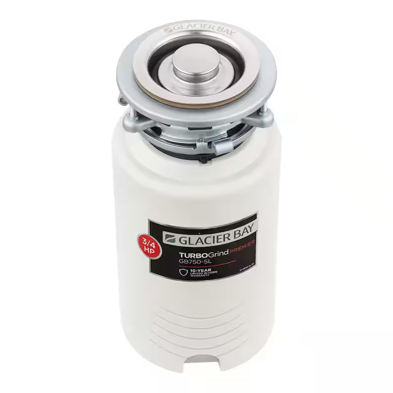 3/4 hp. Continuous Feed Garbage Disposal with Power Cord Q1104