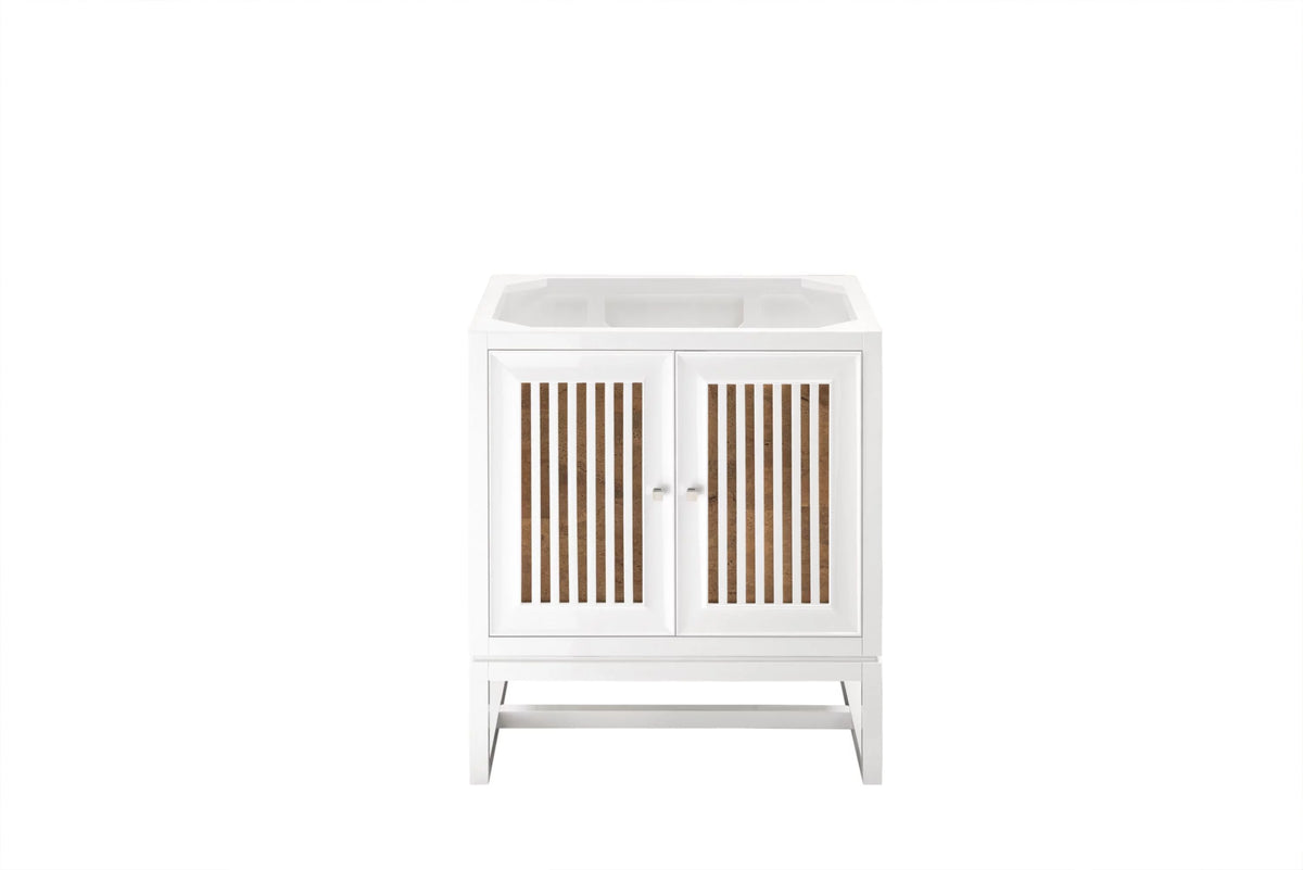 30 in. Glossy White Single Vanity Cabinet W515921