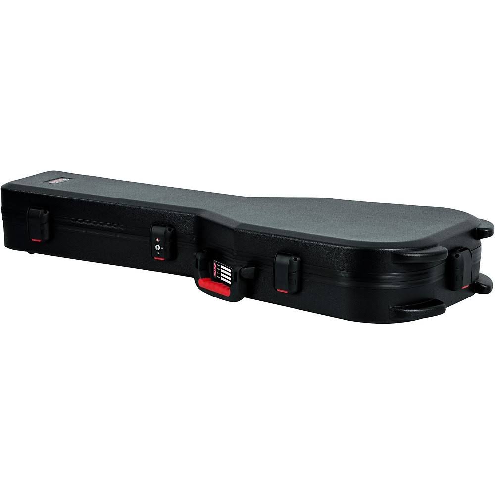 Black Red Molded Guitar Case E72259