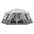 17' x 15' 11 Person Instant Hexagon Cabin Tent Y31575