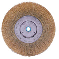 Crimped Wire Wheel 6 in D x 1/2 in W Brass Q65217
