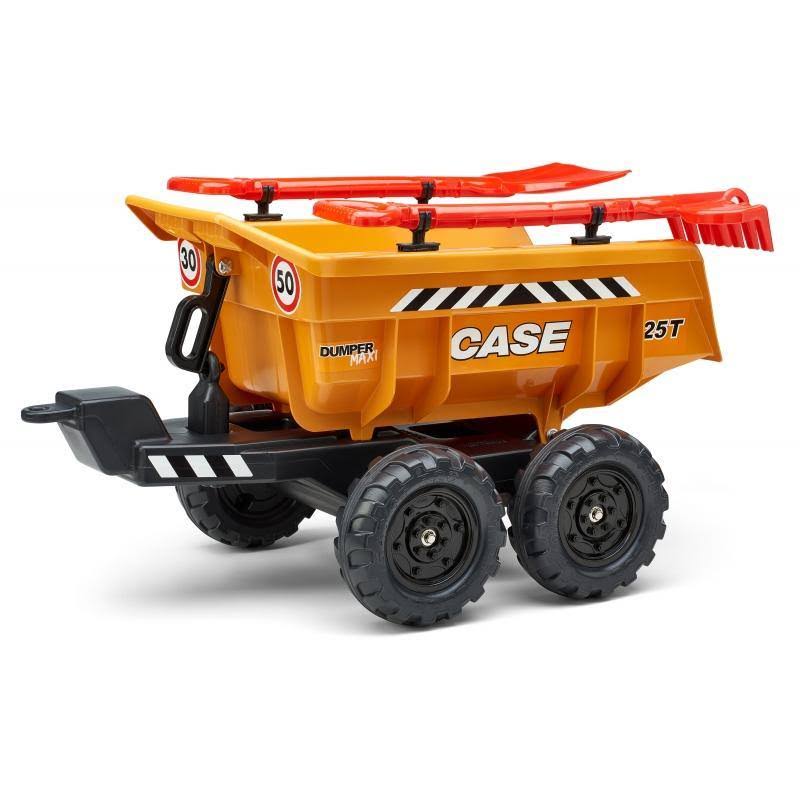 Tilt Trailer with Shovel and Rake I2709