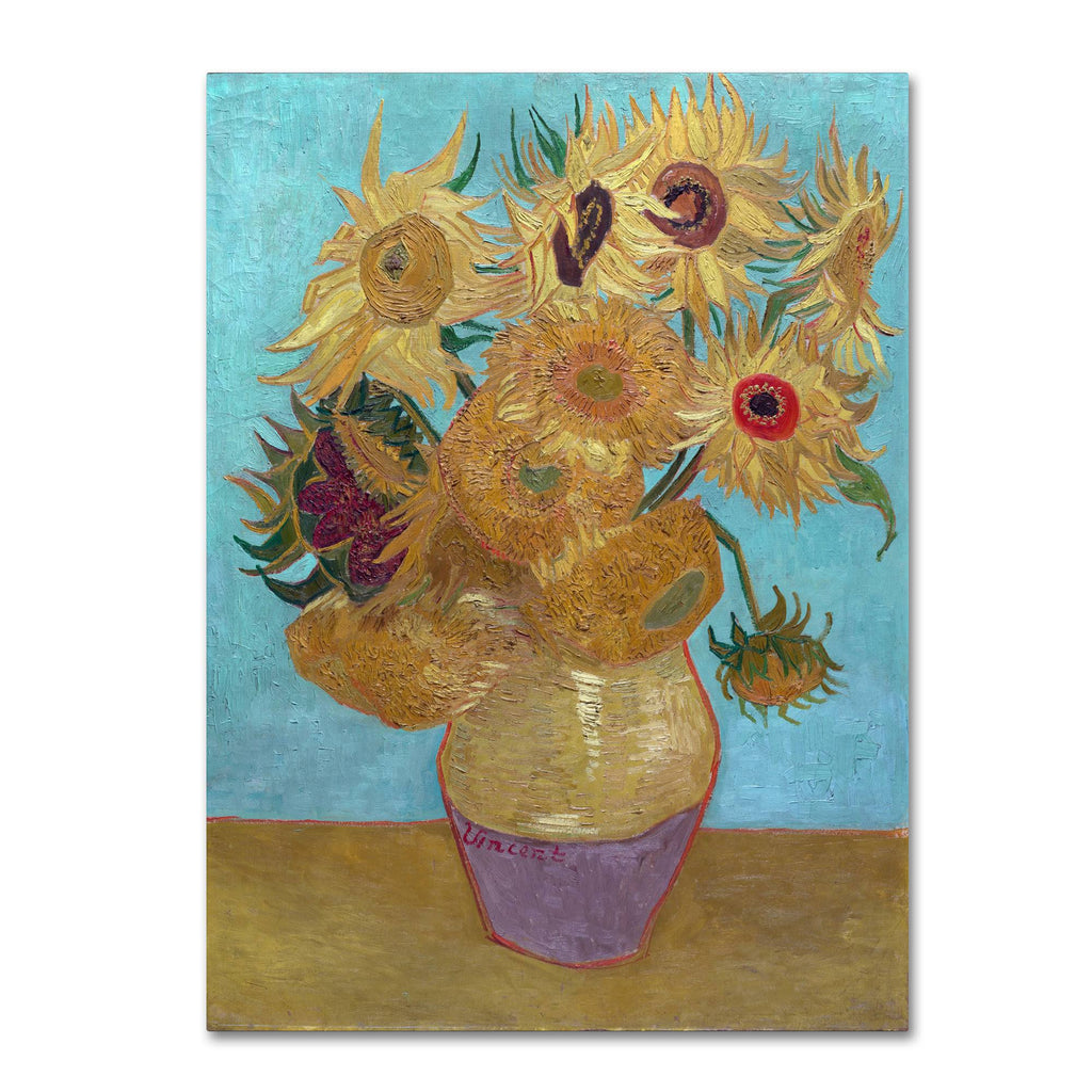 Van Gogh 'Sunflowers' Canvas Art, 24 W723124