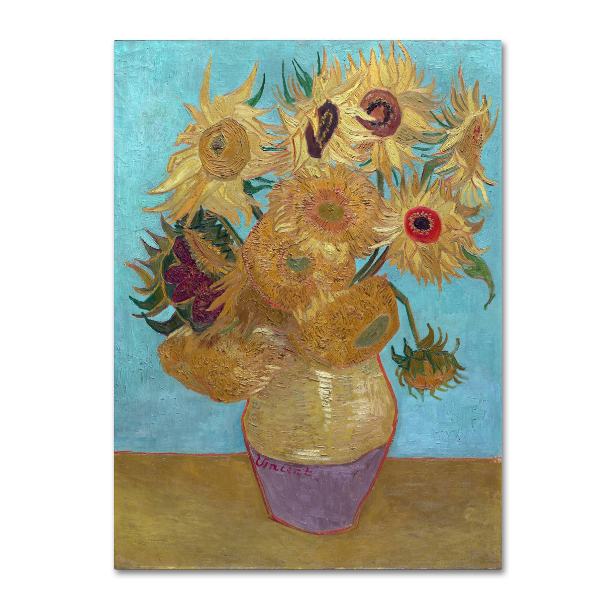Van Gogh 'Sunflowers' Canvas Art, 24 W723124