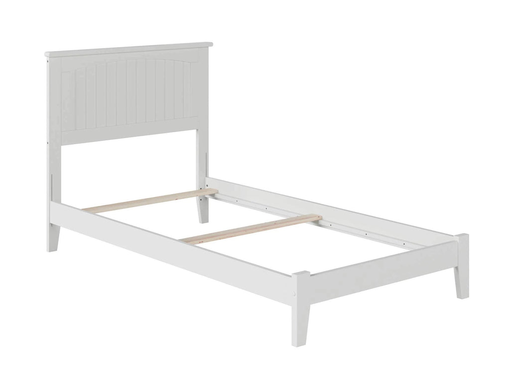 White Twin XL Traditional Bed R126736