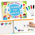 Learn to Write Workbook Numbers Letters Practicing Book ABC Alphabet Sight Words Handwriting Educational Toy U943