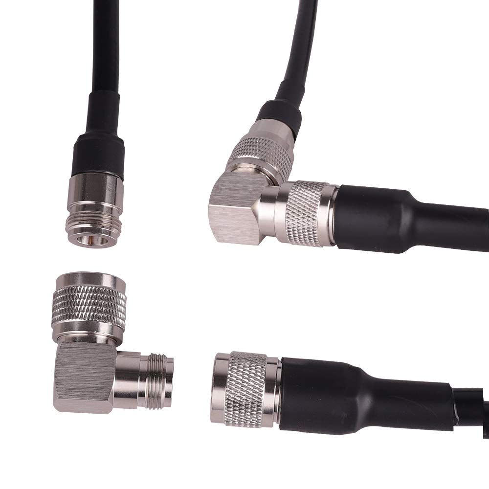 Right Angle N Male to N Female Coax Connector 10PACK S723
