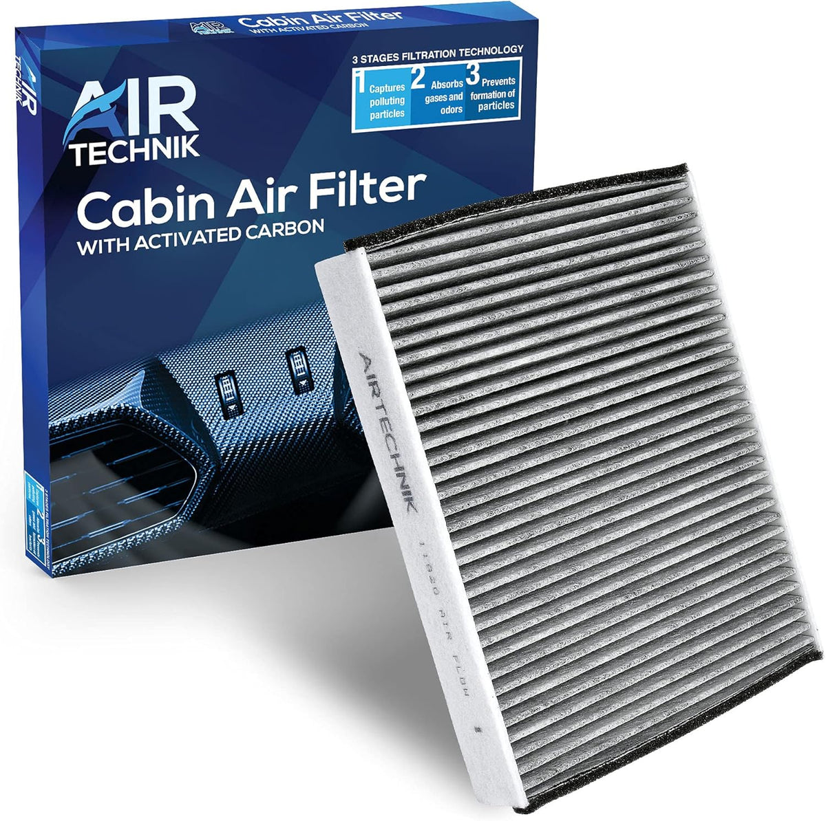 Cabin Air Filter with Activated Carbon Pack of 2 X33090