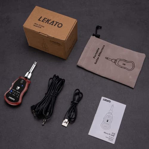 Guitar Headphone Amp for Electric Guitar and Bass with 5 Effects O8183